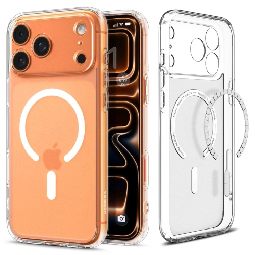 Etui Spigen Ultra Hybrid MagSafe w kolorze Frost White na Apple iPhone 17 Pro