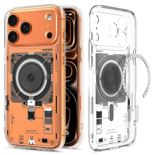 Etui Spigen Ultra Hybrid Mag MagSafe do Apple iPhone 17 Pro Neo One w półprzezroczystym kolorze