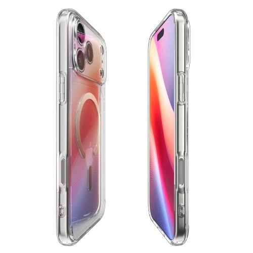 Etui Spigen Ultra Hybrid Mag w kolorze gold, idealnie dopasowane do iPhone 17 Pro Max.
