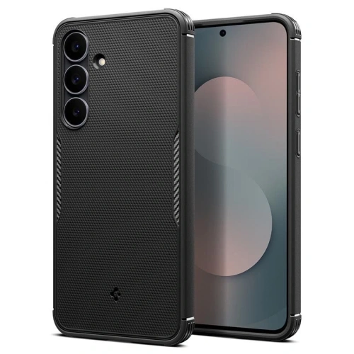 Etui Spigen Core Armor Mag w kolorze matowej czerni, idealne do Samsung Galaxy S25 FE