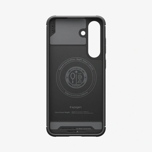 Stylowe etui Spigen w matowej czerni, chroniące telefon przed uszkodzeniami
