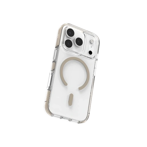 Etui ZAGG Santa Cruz Snap z funkcją MagSafe, umieszczone na iPhone 17 Pro.