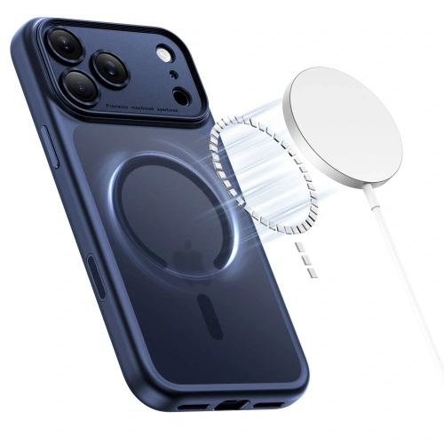 Zbliżenie na etui Tech-Protect, pokazujące teksturę matową i precyzyjne wycięcia.