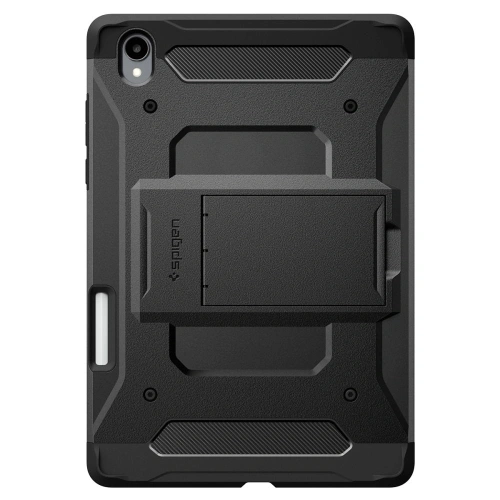 Zbliżenie na etui Spigen Tough Armor Pro, ukazujące jego teksturę
