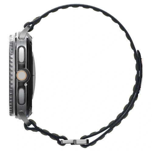 Etui Spigen na zegarek Galaxy Watch 8, ukazujące wygodne mocowanie