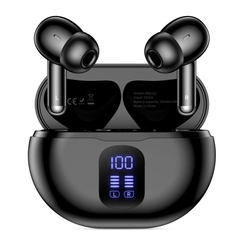 Zbliżenie na słuchawki Tech-Protect Ultraboost, ukazujące elegancki design