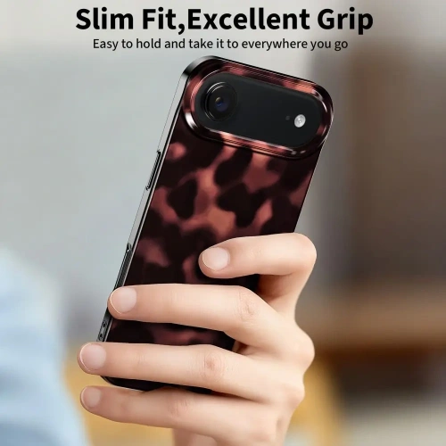 Stylowe etui Tech-Protect Lamano MagSafe w kolorze pantery na tle białym