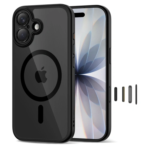 Hybrydowe etui Tech-Protect Magpeak z przezroczystymi elementami.