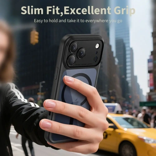 Widok etui Tech-Protect z boku, podkreślający smukłość i lekkość konstrukcji