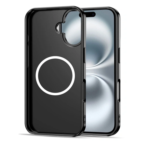 Etui Tech-Protect zamontowane na iPhone 16, pokazujące idealne dopasowanie.