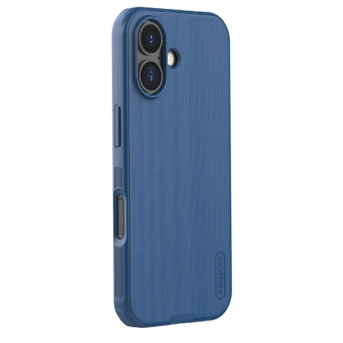 Etui Nillkin Super Shield Pro zamontowane na iPhone 17, prezentujące nowoczesny design.