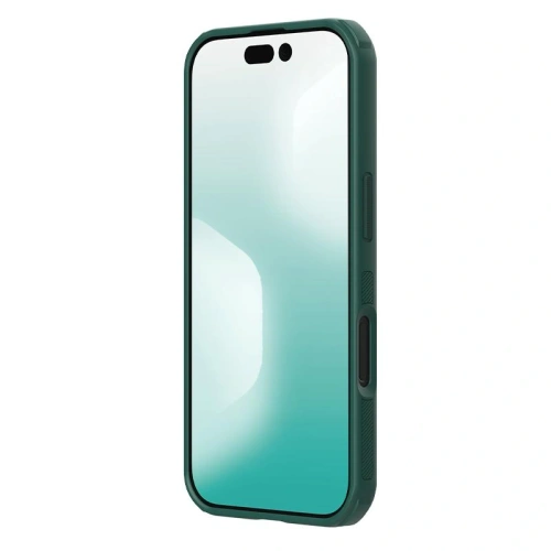 Zielone etui Nillkin Super Shield Pro, doskonałe dopasowanie do telefonu.