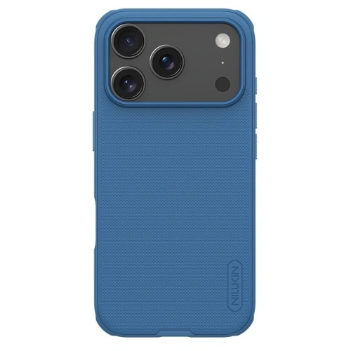 Etui Nillkin Super Shield Pro w kolorze niebieskim, idealnie dopasowane do iPhone 17 Pro.