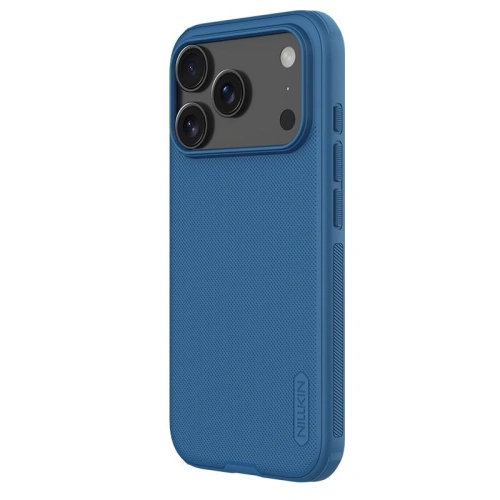 Zbliżenie na hybrydowy materiał etui Nillkin Super Shield Pro, zapewniający trwałość.