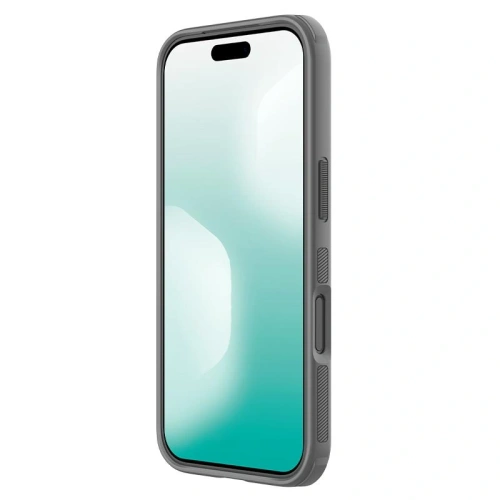 Widok etui Nillkin Super Shield Pro na tle minimalistycznym, podkreślający styl.
