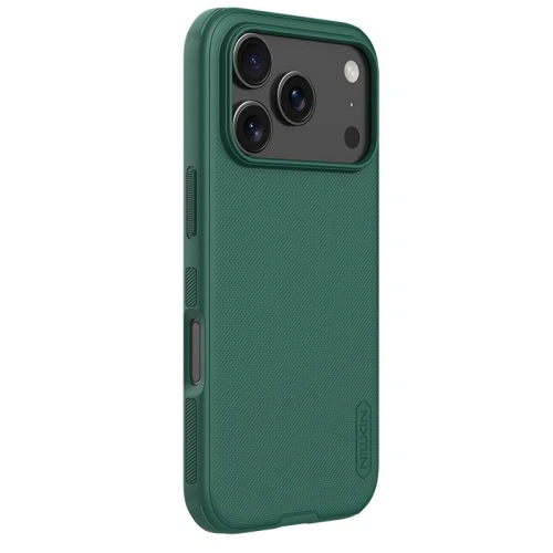 Etui Nillkin Super Shield Pro w kolorze dark green, chroniące telefon przed zarysowaniami.