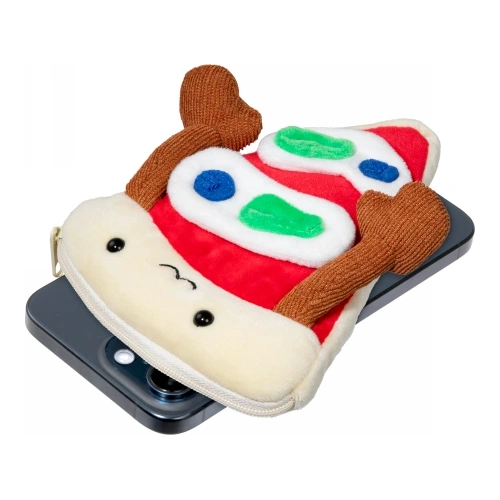 Portfel Laut MAGMOJI Wallet w kolorze wielokolorowym z motywem pizzy, idealny do użytku z MagSafe.