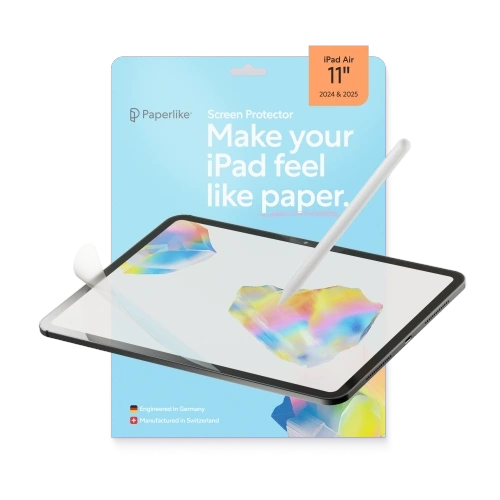 Folia ochronna Paperlike 3.0 do iPad Air 11", zestaw 2 sztuk, idealna do aplikacji i odporna na zarysowania.