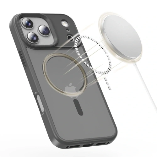 Szczegółowe zdjęcie etui Tech-Protect Magmat z widocznymi wycięciami na porty