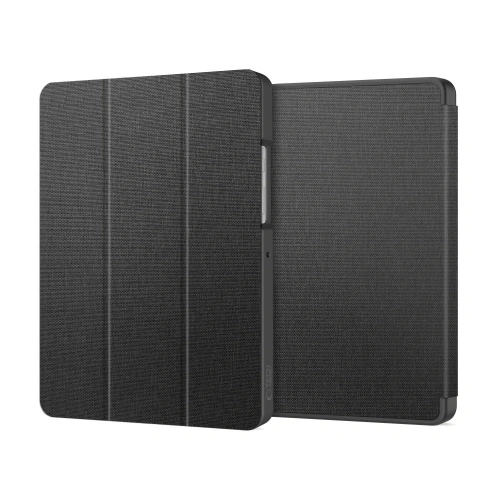 Etui Tech-Protect SmartCase na tle biurka, prezentujące funkcję podstawki