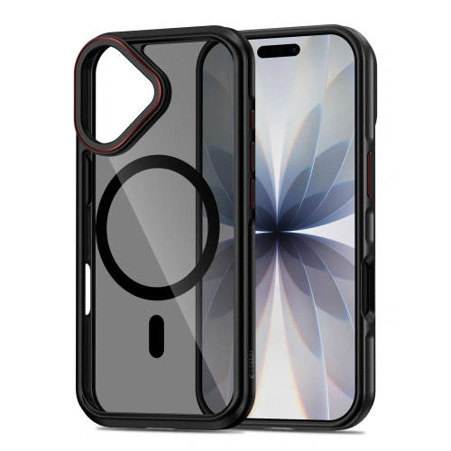 Widok z tyłu etui Tech-Protect, pokazujący jego hybrydową konstrukcję.