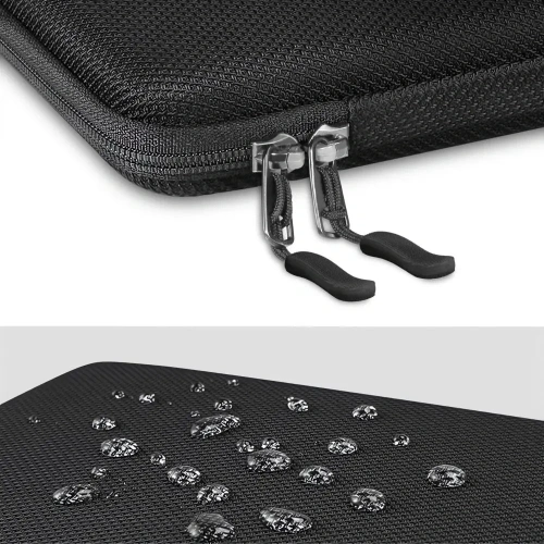 Zbliżenie na etui Tech-Protect Hardpouch, prezentujące jego elegancki design.