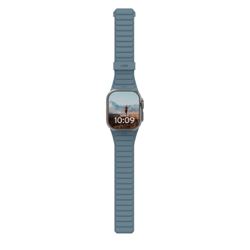 Η ζώνη UAG Urban Armor Gear Pathfinder σε μπλε χρώμα, ιδανική για Apple Watch 4/5/6/7/SE/SE2/8/9/10/Ultra.