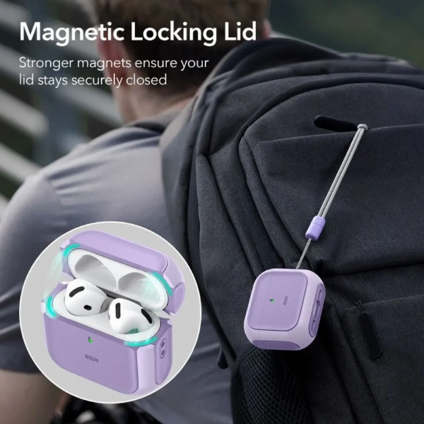 Etui ESR Orbit Halolock MagSafe Apple AirPods 4 Purple