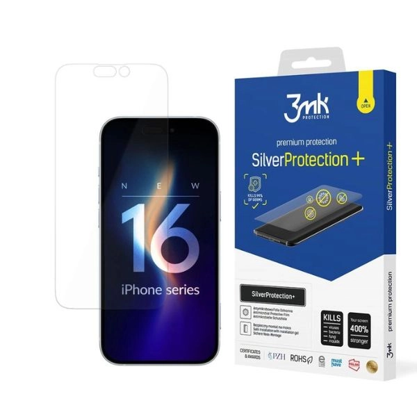 antimikrobás védőfólia 3mk Apple iPhone 16